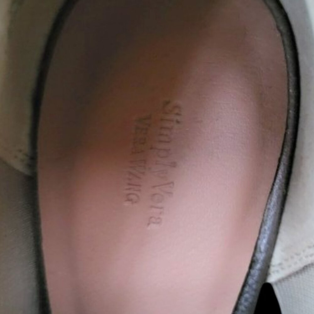 Simply Vera Women’s Heels Dress Shoes Metallic Pewter - Size 9 - Picture 9 of 12